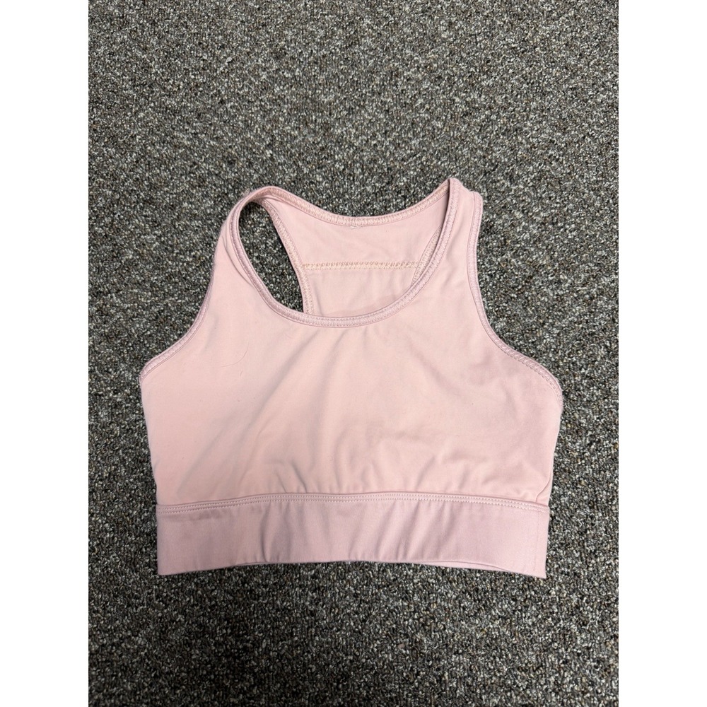 Fabletics Pink Sports Bra Athletic Workout Padded Size Small High Quality